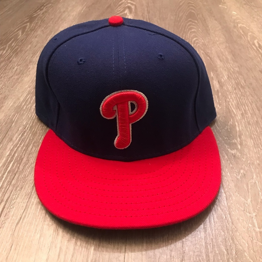 Philadelphia Phillies New Era MLB On-Field 59FIFTY Fitted Hat Adult Size 7 3/8